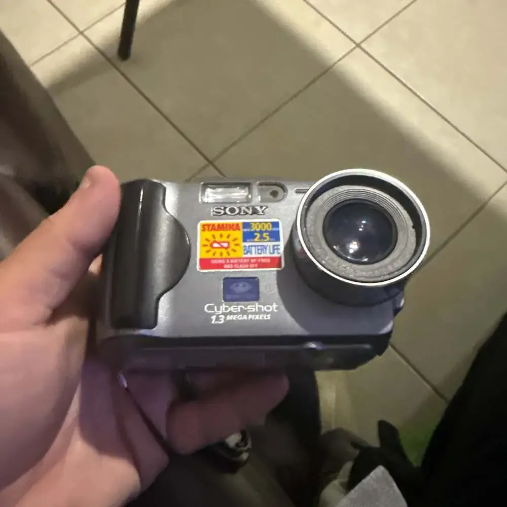 Sony Cyber-shot 1.3MP Vintage Digital Camera - Retro Y2K Tech